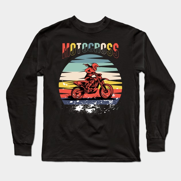 Motocross Girl Long Sleeve T-Shirt by BC- One- Shop